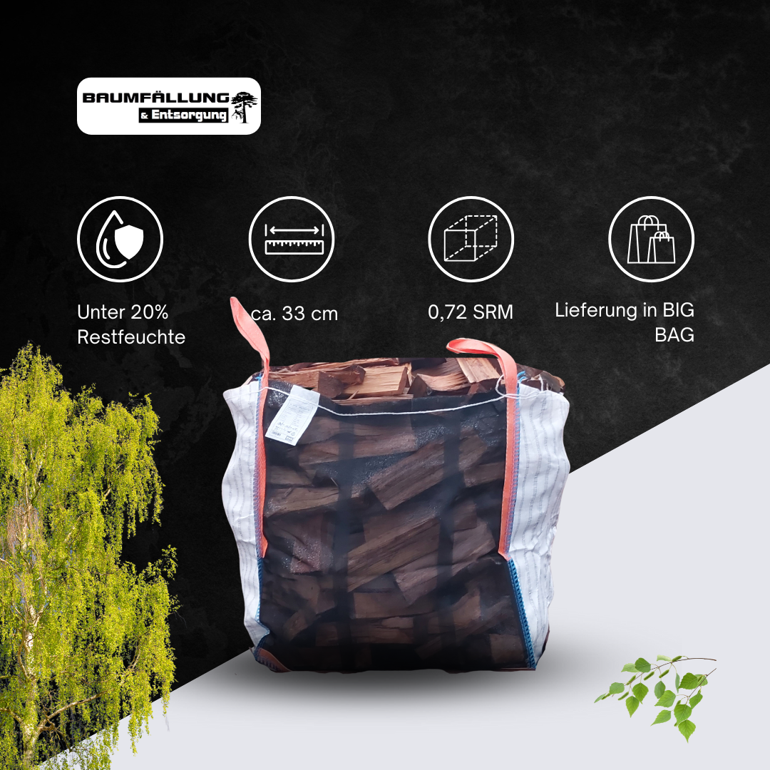 Nadelholz Mix I Ofenfertig I 30cm I Schüttraummeter